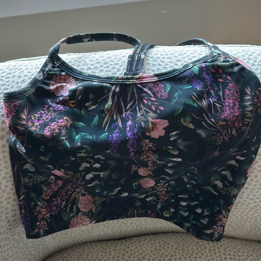 Beyond yoga Spacedye Slim Racerback Cropped Tank